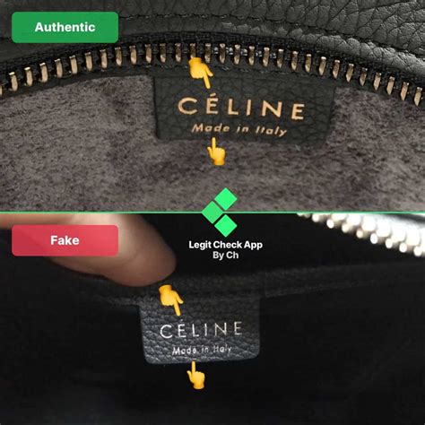 real vs fake celine bag|7 Signs of a Fake Celine Bag to Know .